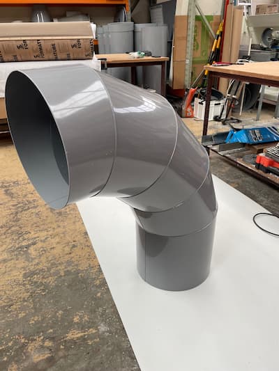 Fume cupboard installation project 8